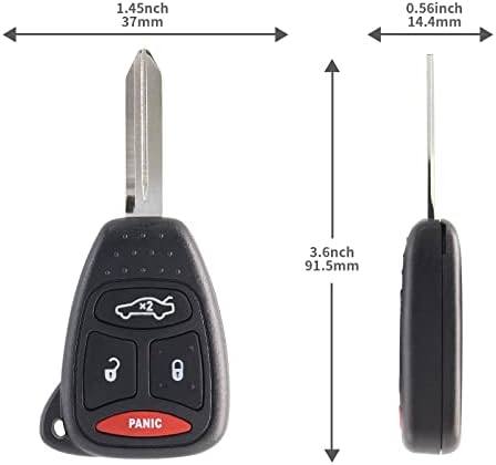 1 Zamjena daljinskog ključa za automobil 315mhz, zamjena daljinskog ključa za automobil sa 4 dugmeta za OHT692427AA KOBDT04A