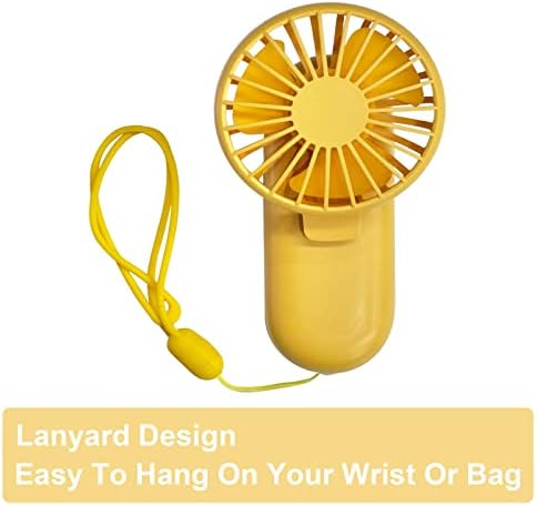 EROSHEBO Mini Clip Fan, 3 u 1 punjivi prijenosni ventilator, ručni ventilator za telefon, Laptop