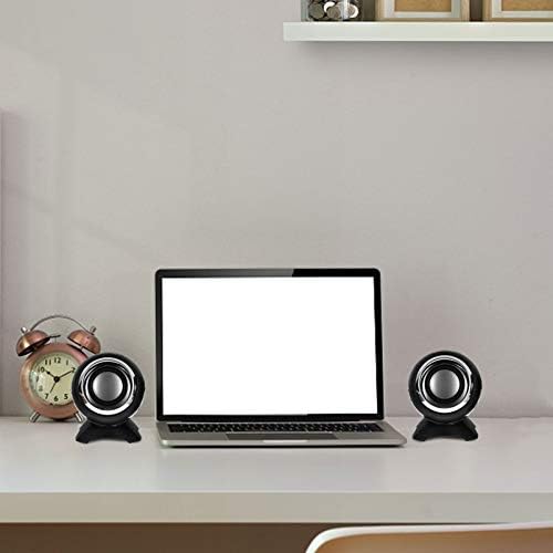 SOLUSTRE prijenosni stol za zvučnike zvučnik 1 par mini zvučnik za Laptop desktop zvučnik sa USB napajanjem prenosni zvučnik za desktop