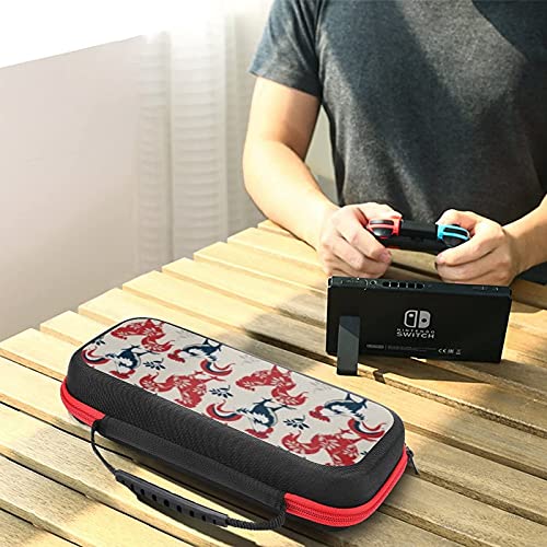 Domaća Fowl Rooster torbica za Switch Game Console i dodatnu opremu ,putna torba za nošenje torba za igru