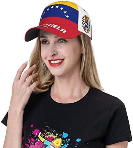 DABOYOZHZH Venecuela Venecuele Zastava bejzbol kapa 3D full Print za odrasle Unisex podesivi šešir nogometne Patriotske kape
