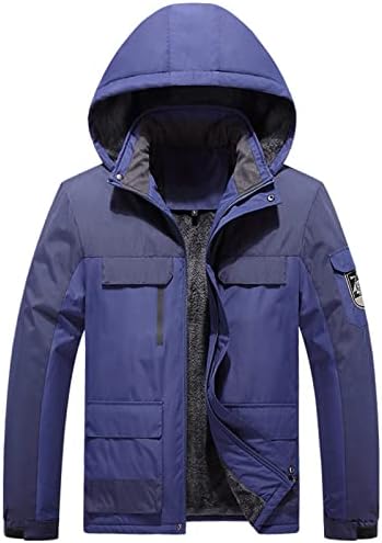 ADSSDQ muška jakna, zimska tunika modni loungewwer windbreaker muškarci dugih rukava zip udobne boje u boji blok