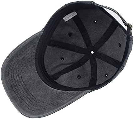Unisex Podesiva bejzbol kapa Golf šešir pamučni kapa Vintage pamuk oprali prazan kuglični poklopac za muškarce i žene