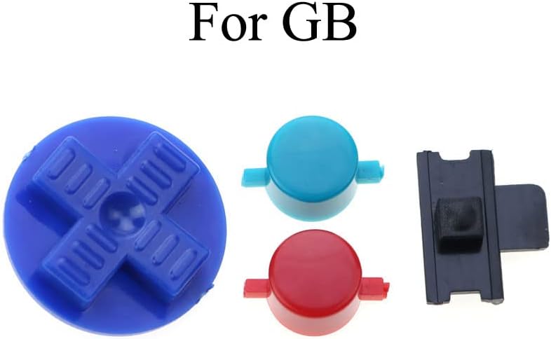 Clear Plastic Customs DIY Buttons Set zamjena za Gameboy Classic za GB DMG A B dugmad D-pad dugme