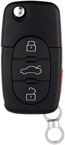 SCITOO 1pc ključ Fob ulazak bez ključa Remote Shell Case & amp; Pad fit Za 1997-2005 za Audi A4 A6 A8 S4 S8 TT FCC 4D0837231P-1 4