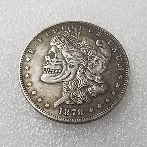Američki srebrni dolar 1878 Hobo Skull Morgan Copper Srebrna kopiraj poklon za njega