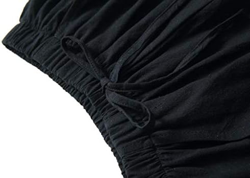 Ženske kratke hlače Plus veličina casual elastične struke Comfy čipke trim pantalone