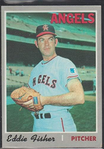 1970. topps Eddie Fisher Angels bejzbol kartica 156