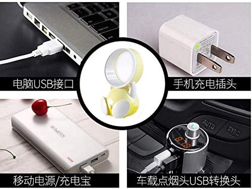 Wyxy Portable Bladeless Fan, lični stoni ventilator za isključivanje zvuka, ručni sigurni USB ventilatori bez listova za kancelarijski dom Home-siva 25 13.5 cm