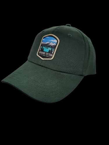 Grand Teton National Park šešir sa tkanim zakrpa Unisex