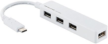 ELECOM USB2. 0 Tip-C čvorište 4 priključna magistralna snaga [Bijela] U2hc-A4BWH