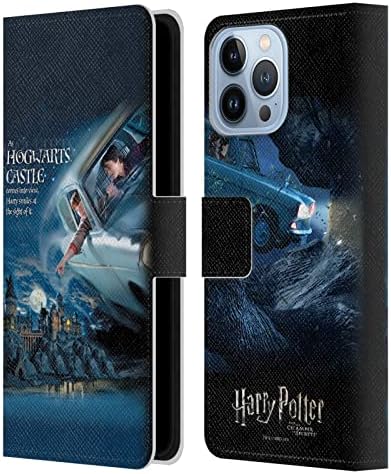 Dizajn glave zvanično licencirani Harry Potter film poster komora tajni III kožna knjiga novčanik poklopac kompatibilan sa Apple iPhone