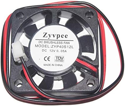 ZYVPEE® DVR ventilator za CCTV Nighthawk Nightwol sigurnosna kamera DVR 4CM 12V 2Wires DC kvadratni kvadrat bez četkica DVR 4500 Ventilator