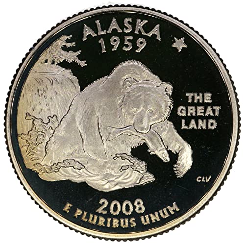 2008 S Aljaska četvrt otporno na nas Mint
