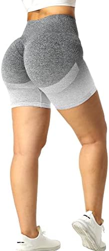 Qoq ženske vježbanje biciklističke kratke hlače Bespremljeno visoke strukske gumice za mršavljenje atletičke teretane joga hlače