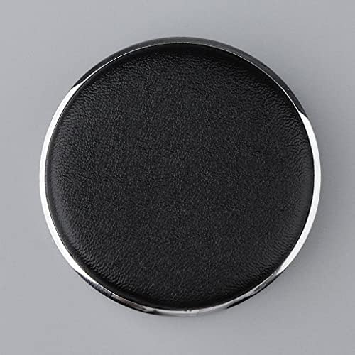 Colaxi Crna PU kožna jastučić za ručni sat za otvaranje i, Crna, 53mm