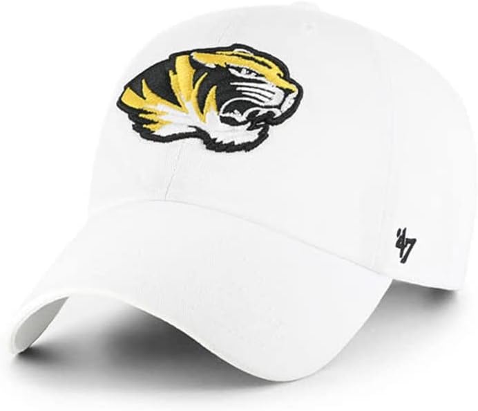 '47 Missouri Tigers muške žene čiste podesivi Strapback bijeli šešir s logotipom u boji tima