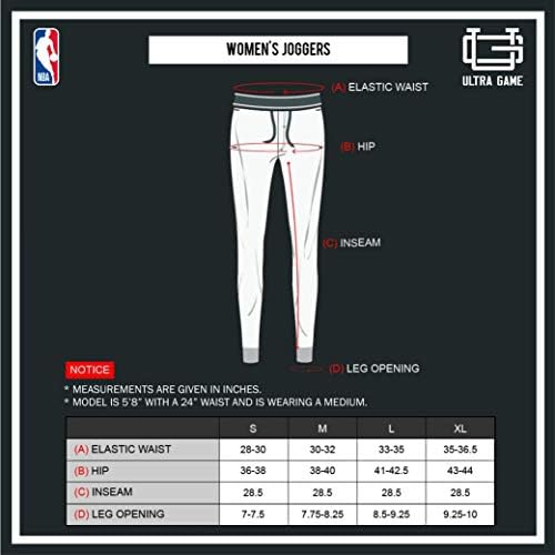 Ultra Igra NBA ženske jogger hlače Aktivne fleke