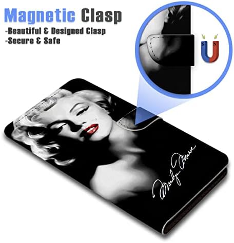 za Samsung S22 Ultra, za Samsung Galaxy S22 Ultra, dizajniran poklopac kućišta telefona sa preklopnim novčanikom, A24596 Marilyn Monroe
