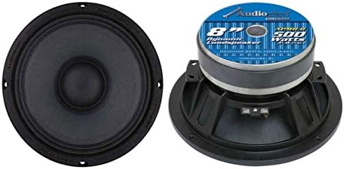 Audiopipe APMB-8 8 inčni 500 W. 8M / MID bass frekvencijski audio zvučnik sa 2 inčnim zavojnim zavojnicama
