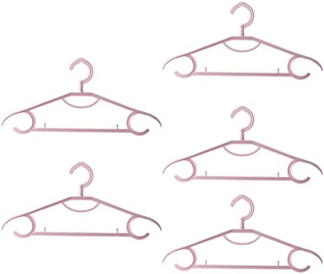 Alipis 15pcs neklizajući bez ružičastih plastičnih teških kućanskih vješalica kaput s prodavaonicama vjetroottno odjeća odjela za
