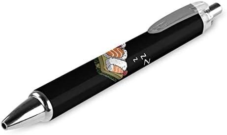 Rice Rice Ribe Sushi Sleep Ballpoint olovka uvlačiva crna okrugla bačva sitne olovke za ured za pisanje bilježnice 0,5 mm 1/2/4 kom