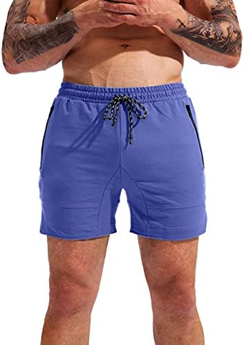 Pudolla Muška teretana Hladnjaka Shortsliftiranje kratkih hlača za muškarce BodyBuilding trening jogger sa džepovima sa zatvaračem