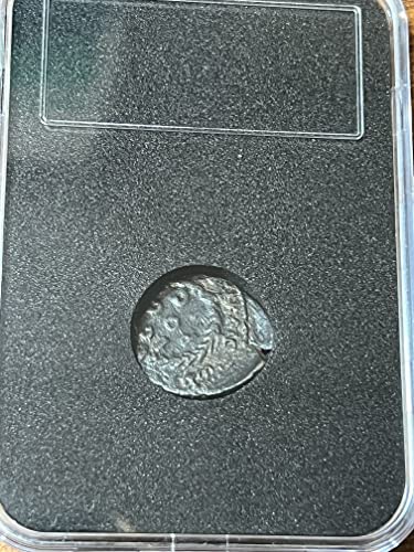 2022 X - 200 BC Veliki drevni grčki novčić u držaču bronzanog prodavca Good +
