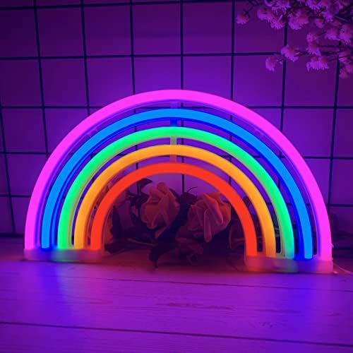 eyeJOY Rainbow Neonski natpisi Powered by USB Wired ili Barreries za zidno svjetlo uređenje spavaće sobe Kućni Party Holiday Accessories