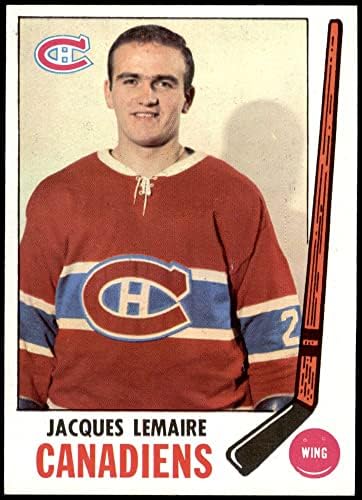 1969 TOPPS 8 Jacques Lemaire Montreal Canadiens Nm + CanaDiens