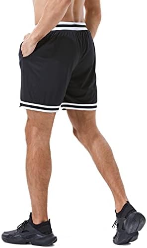 Healong košarkaški atletski kratki ljudi - MESH teretana Sportski trening za obuku retro casual moda kratka sa džepovima
