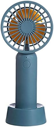 Lixfdj Mini ručni ventilator USB lični ventilatori prenosivi ventilator za hlađenje na baterije sa držačem za kancelariju,dom,putovanje, 4 Pakovanje / 360