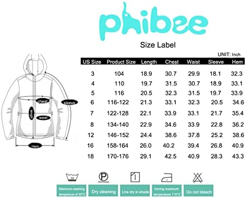 Phibee Big Boy's Vodootporna prozračna skijaška jakna