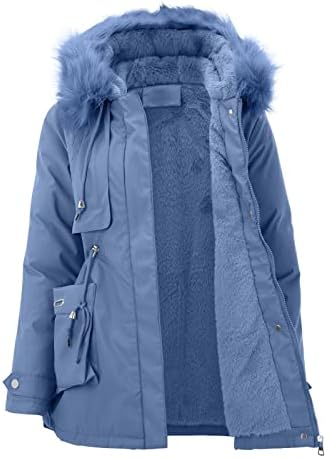 Vodmxygg ženske casual jakne zimski osnovni vrhovi klasični-fit lagani kravatni košulja majica udobnost zip zip up kaput