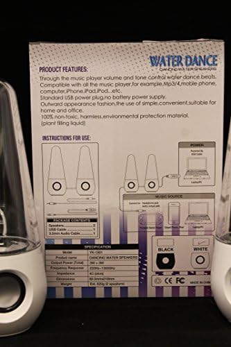Zvučnici za ples na vodi i LED lampe za PC Laptop MP3 Telefon