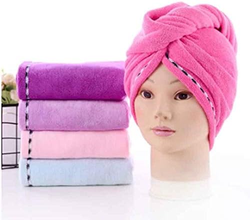 WPYYI Microvladni ručnik za kosu suhe kose apsorbiraju ručnik za kosu za kosu zgušnjavati brzu suhu kosu kapu za kapu za sobu Turban