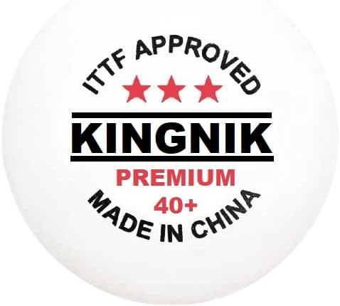 Kingnik 12 lopta premium 40+ 3 * ping pong kuglice - ITTF odobrene kuglice za stolni tenis za službena takmičenja ...