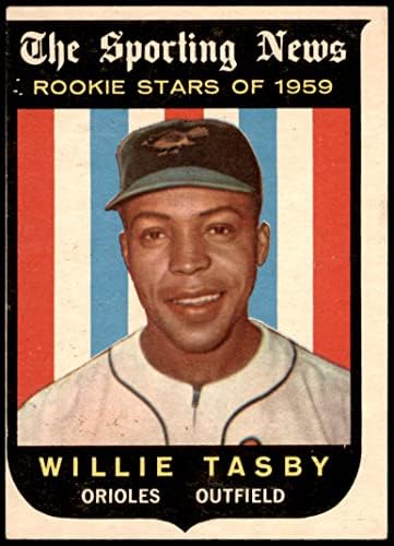 1959 TOPPS 143 Willie Tasby Baltimore Orioles Orioles Orioles