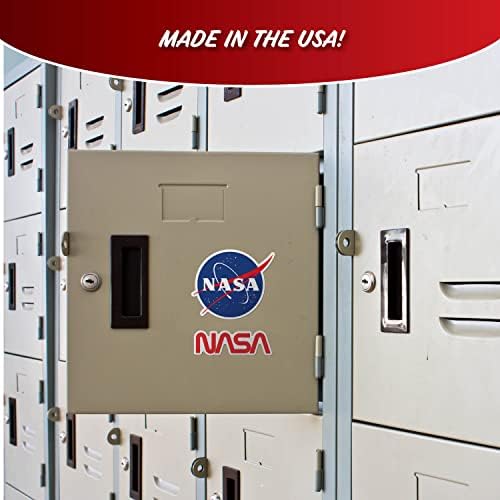 NASA naljepnice - set od 2 NASA naljepnica za vozila, tumbler, laptop, boca za vodu - licencirani službeni NASA logotip naljepnica