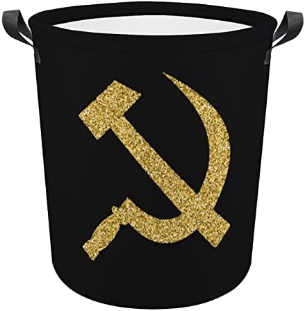 Srp i čekić SSSR sklopiva korpa za veš korpa za veš sa ručkama kanta za pranje prljava torba za odeću za Studentski dom, porodica