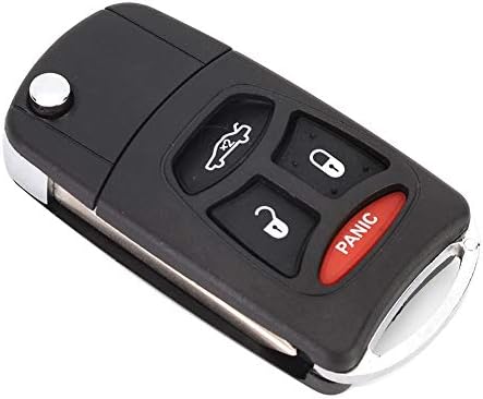 Školjka za ključeve od automobila za CHRYSLER 300 2005-2007, 3 + Panik dugme sklopivi daljinski preklopni poklopac kućišta za ključeve,