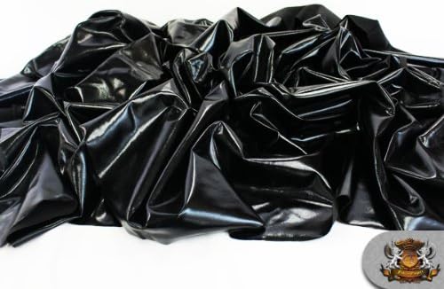 1 X Spandex metalik crna tkanina / 60 / Prodano po dvorištu