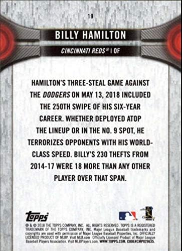 2018 TOPPS Nacionalna bejzbol kartica Dan 19 Billy Hamilton Reds bejzbol kartica