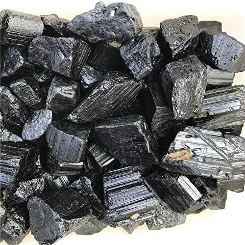 Shitou2231 100g prirodni crni turmalinski kristalni kamenje Originalni sirovi mineralni kameni uzorak prirodni kamenje i minerali