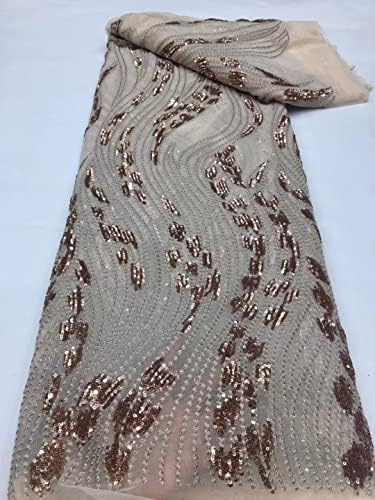 Nigerijska čipkasta tkanina po dvorištu, čipkasta tkanina za svadbeni stil izvrstan 3cm laminat visoke gustine + vezenje zlatnih niti fashionalle ženska suknja-by Annenearu