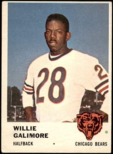 1961. Fleer 3 Willie Galimore Chicago Bears VG / Ex Bears Florida A & M