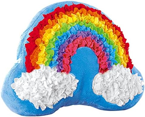 DBlosp pliš Craft Rainbow jastuk, tkanina po broju Art & zanati, no šivanje, Izrada vlastite DIY Rainbow jastuk, djecu projekt, učenje