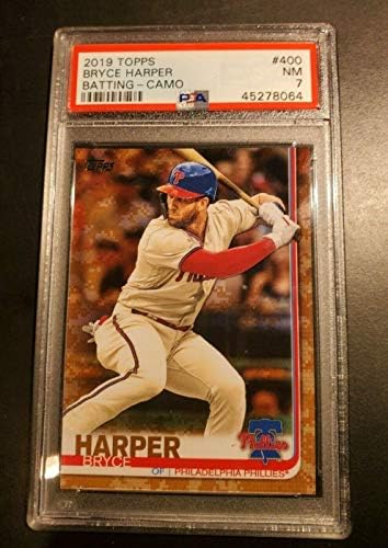 Bryce Harper 2019 gornje od 18/25 Phillies RC Ocjenjen PSA NM 7 400 - bejzbol pločaste rookie kartice
