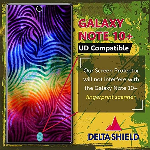 DeltaShield zaštitnik ekrana za Samsung Galaxy Note 10+ Plus Clear TPU Film protiv mjehurića vojne klase