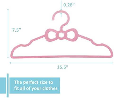Wewel plastični vješalice za odjeću - 24 paket višebojnih vješalica za kapute, majice i hlače